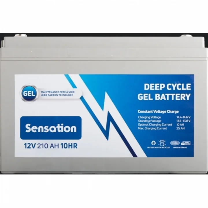 Sensation 210ah 12v Jel Akü