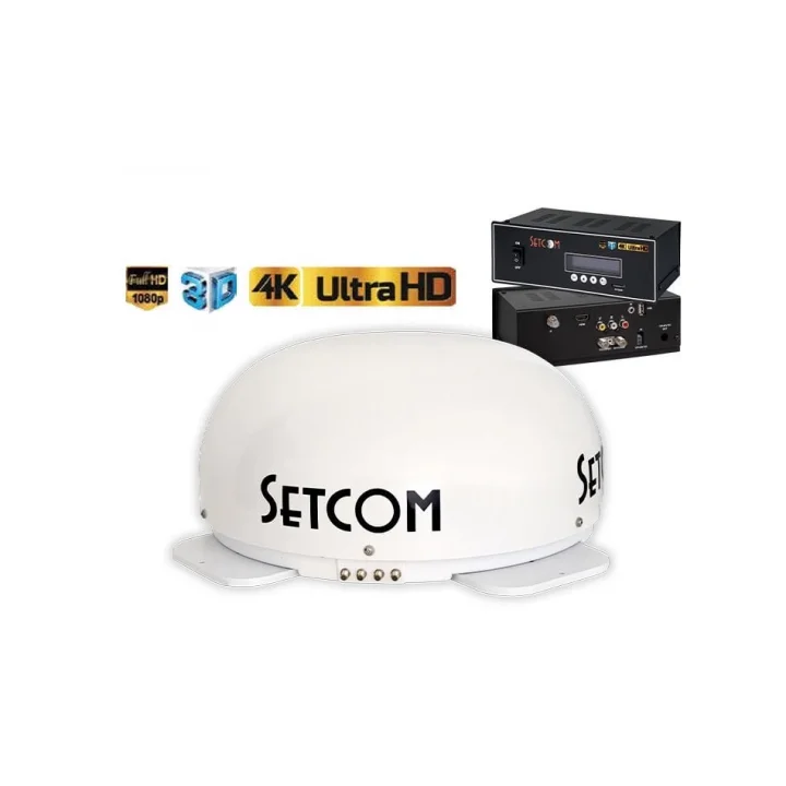 Setcom STC 324 Mobil Uydu Anteni Multi Output (2-4 Çıkış, Yeni Nesil 4K)
