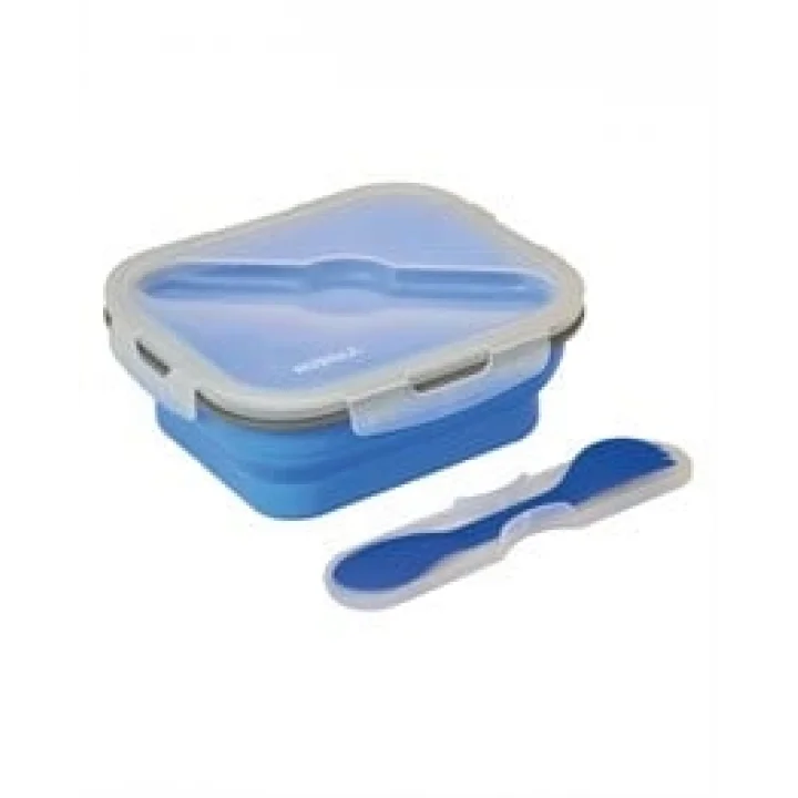 Silikon Katlanabilir Tek Gözlü Yemek Seti