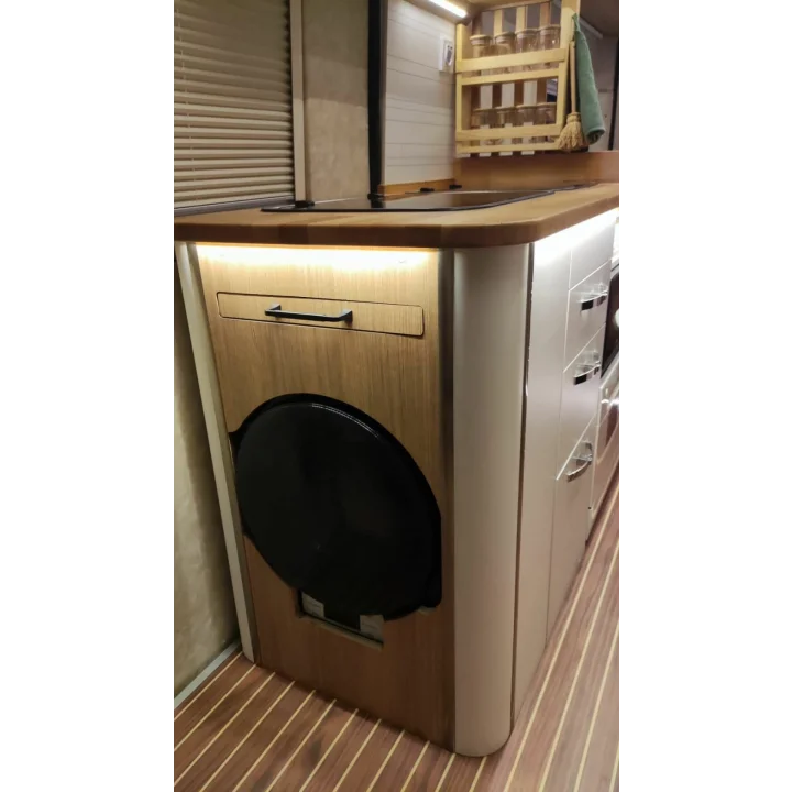 FİX Mini Me Çamaşır Makinesi Karavan ve Tekne Çamaşır Makinesi Siyah