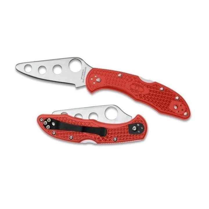Spyderco C11tr Delica Trainer Kirmizi Caki