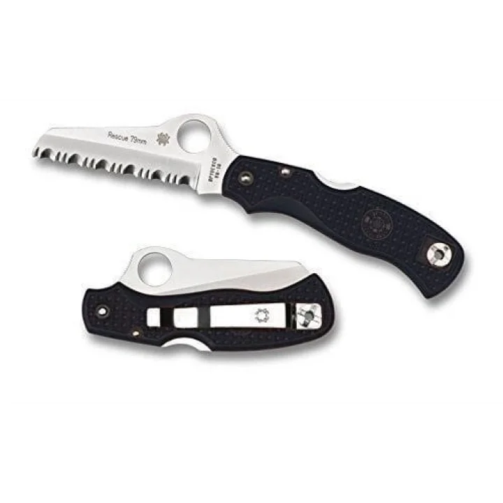 Spyderco C45sbk Rescue 79mm Caki