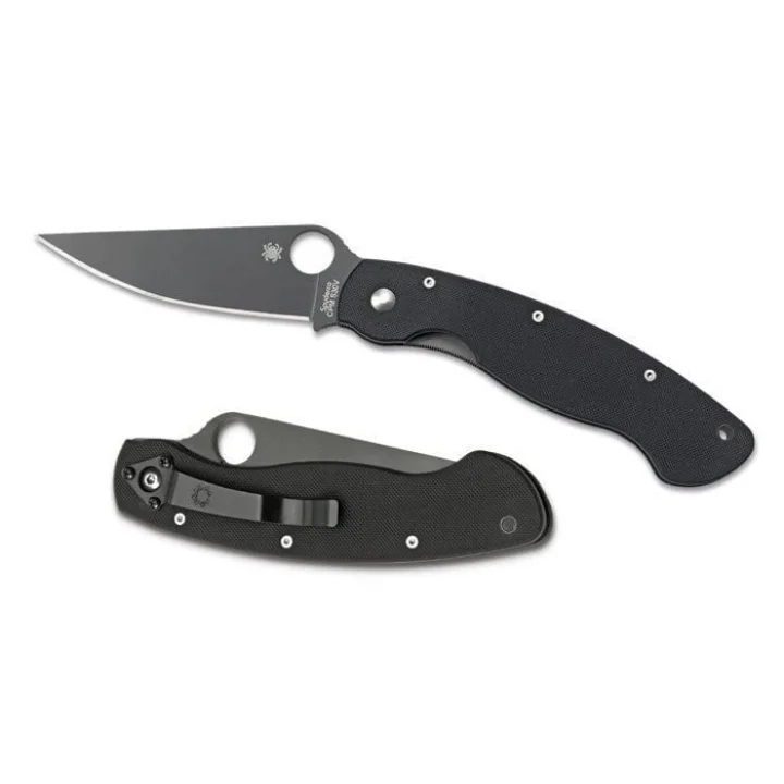 Spyderco Military G-10 Siyah Caki