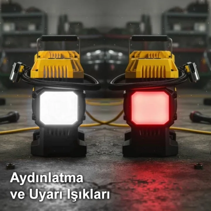 STANLEY SXIF0001 12Volt 150 PSI Dijital Basınç Göstergeli Lastik Şişirme Pompası + Led Lamba