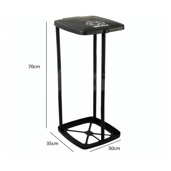 SUGA 50 Litre Katlanır Karavan & Tekne Çöp Kutusu 30x35x70 cm