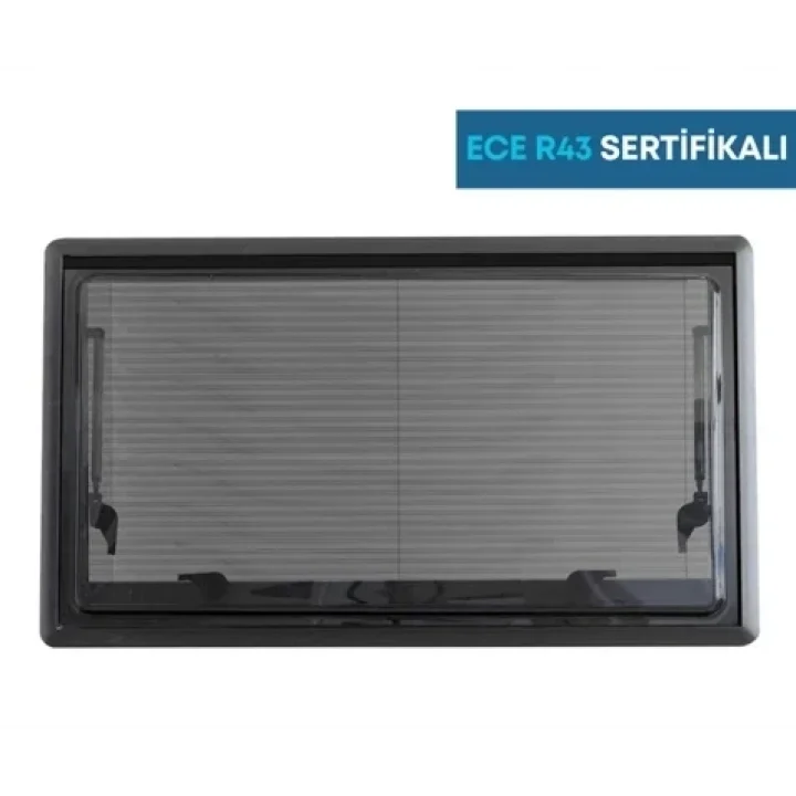 SUGA Amortisörlü Karavan Cam Pencere 90cm x 45cm