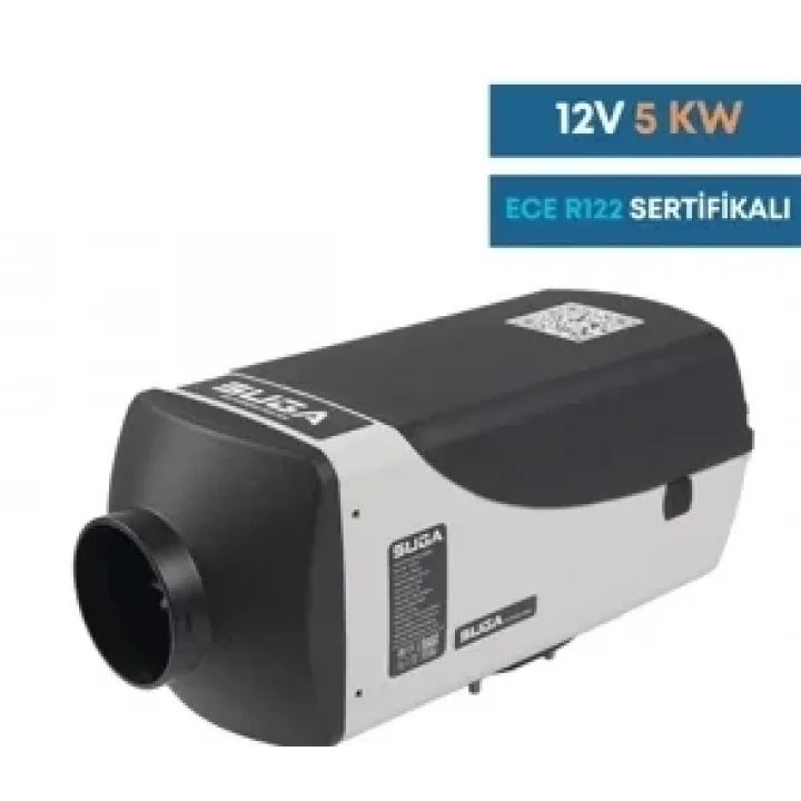 SUGA EC5.0 12V 5 kW Termostatlı Premium Karavan Dizel Isıtıcı 10 L Tank