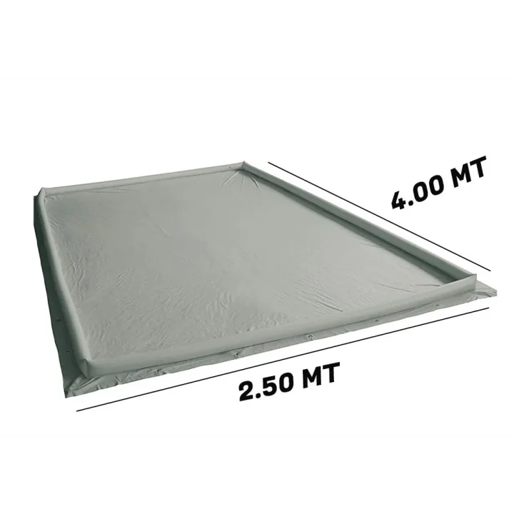 SUGA Karavan Air Tente Şişme Zemin Matı 250x400 cm 5 cm Kenarlı