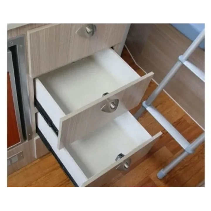 SUGA Karavan & Tekne Krom Bas Çek Mobilya Kilidi – 20 mm