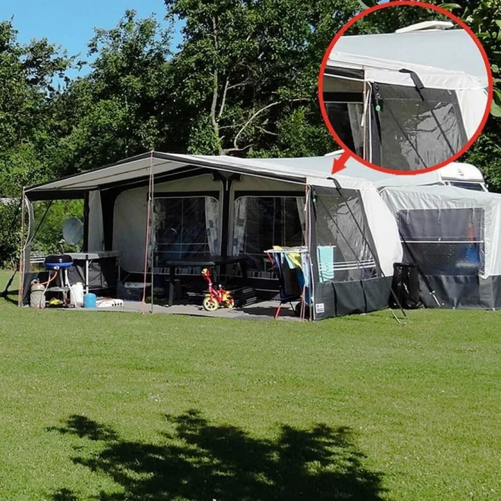SUGA Omnistor Uyumlu Karavan Tente Rüzgar Sabitleme Kayış Kiti