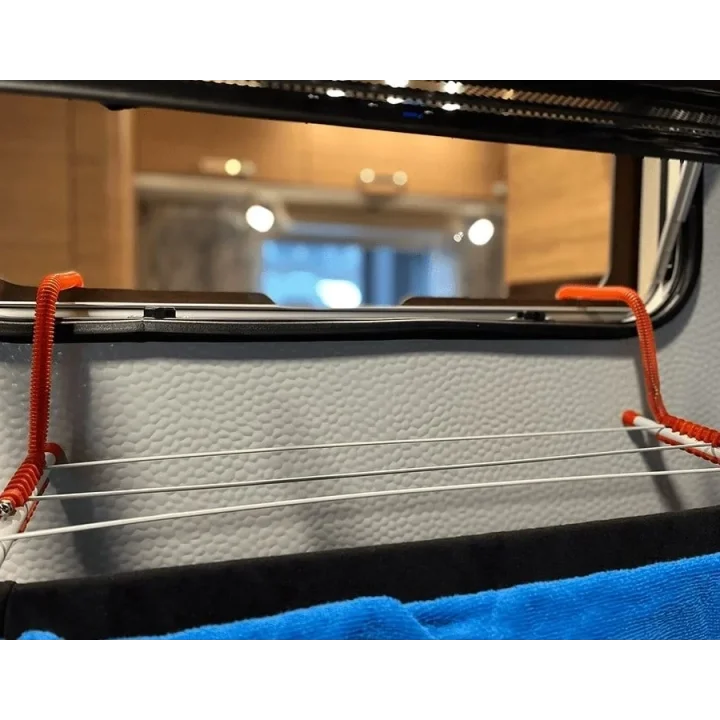SUGA Pratik Katlanabilir Karavan Çamaşır Askılığı Kırmızı 55x34 cm