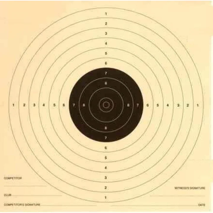 Tabanca Hedef Kagidi