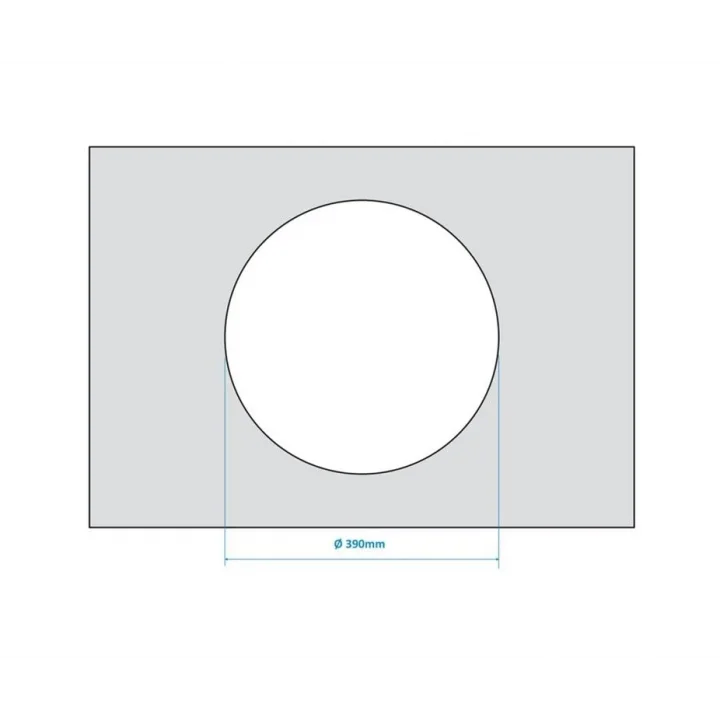 Thetford Cam Kapaklı Yuvarlak Eviye