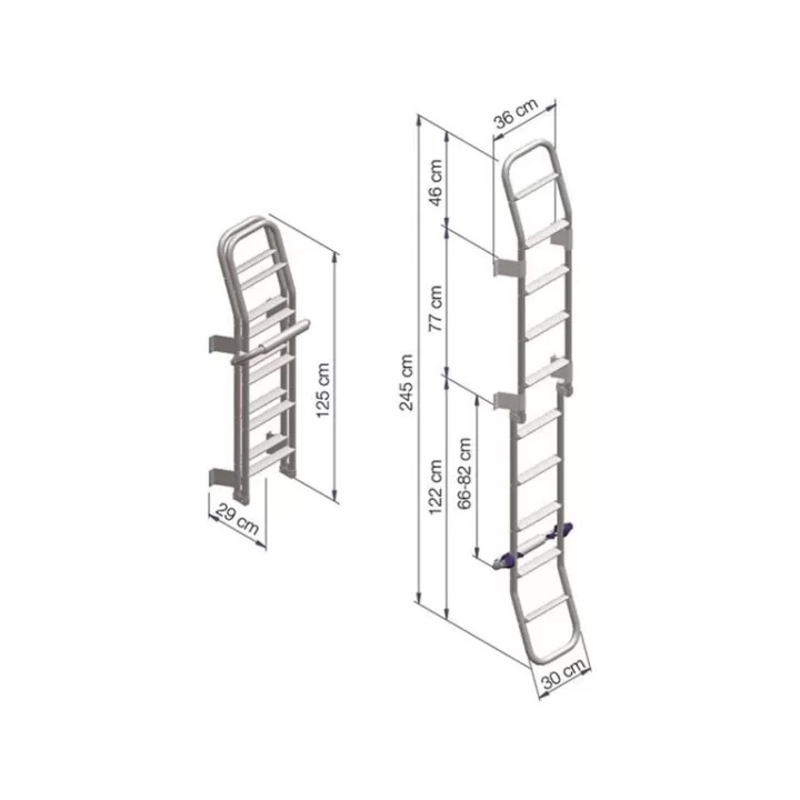 Thule On Adımlı Katlanır Merdiven