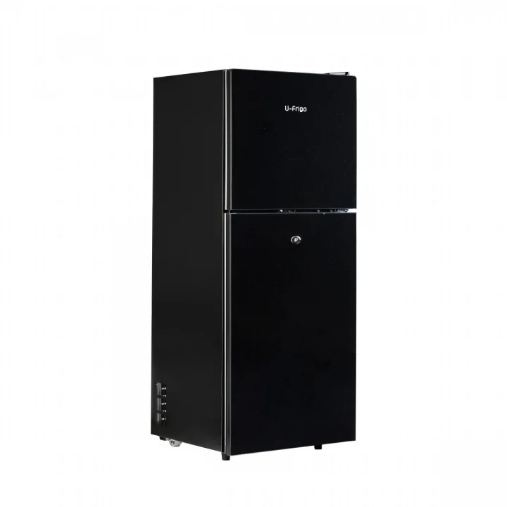 U-Frigo 136 Lt Limited Edition 12/24v Kompresörlü Buzdolabı Temperli Cam Kapak Siyah