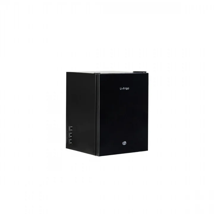 U-Frigo 68 Lt Limited Edition 12/24v Kompresörlü Buzdolabı Temperli Cam Kapak Siyah