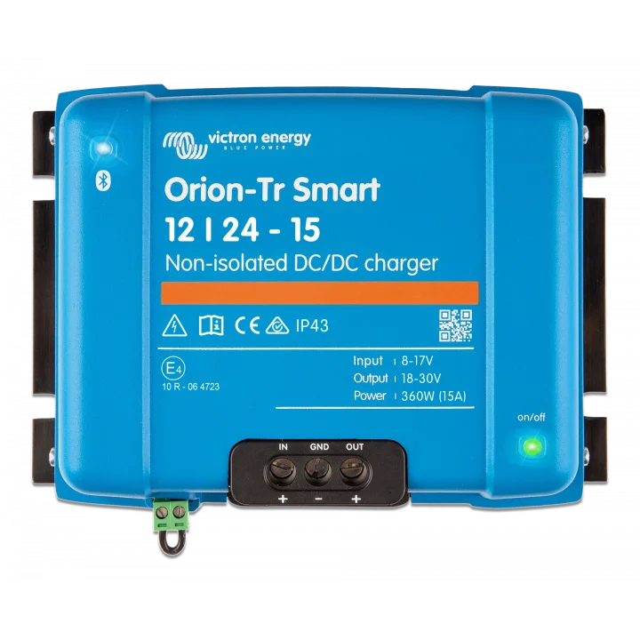 Victron DC-DC Akü Şarj Cihazı İzolasyonsuz Akıllı Orion-Tr Smart Non-isolated 12/24 15A Battery Charger (ORI122436140)