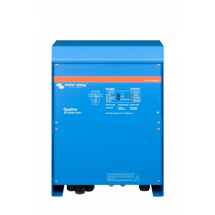 Victron İnvertör/Şarj Cihazı Quattro 24/8000/200-100/100 Inverter/Charger (QUA248020010)