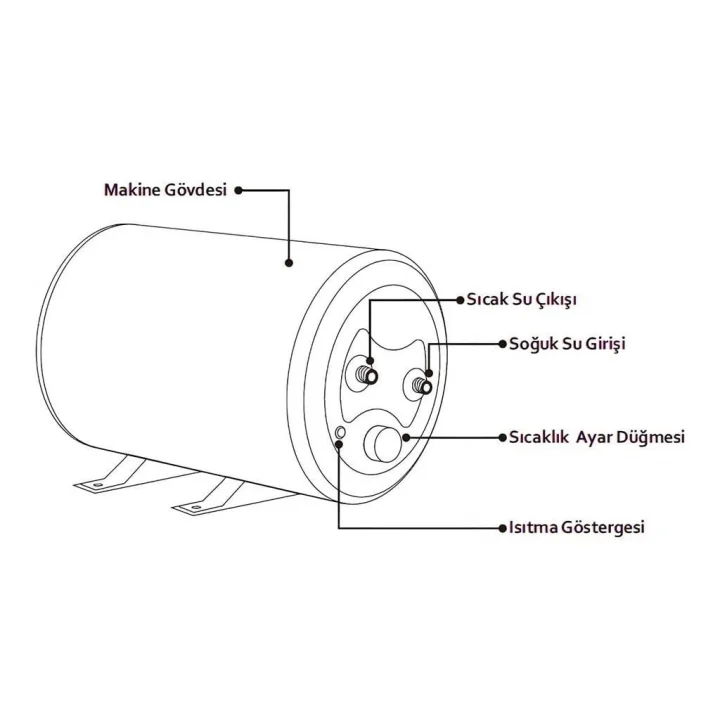 Werd 12V Su Isıtcısı E-Boiler