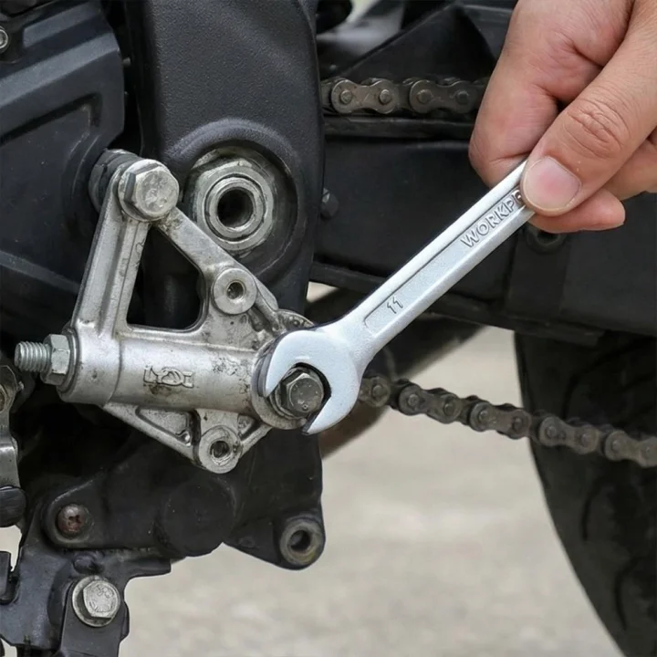 WORKPRO WP202504 6-32mm 23 Parça CR-V Profesyonel Kombine Anahtar Takımı + Bez Taşıma Kılıfı