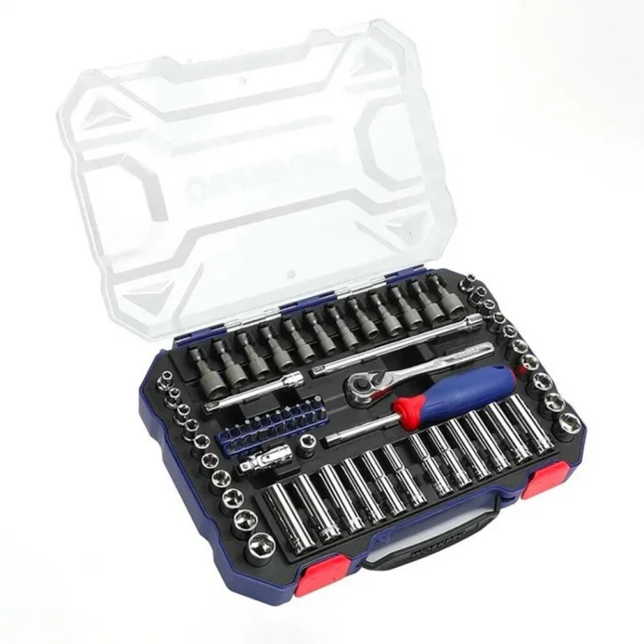 WORKPRO WP202522 1/4’ Metrik/İnç 70 Parça Cr-V Profesyonel Lokma Takımı