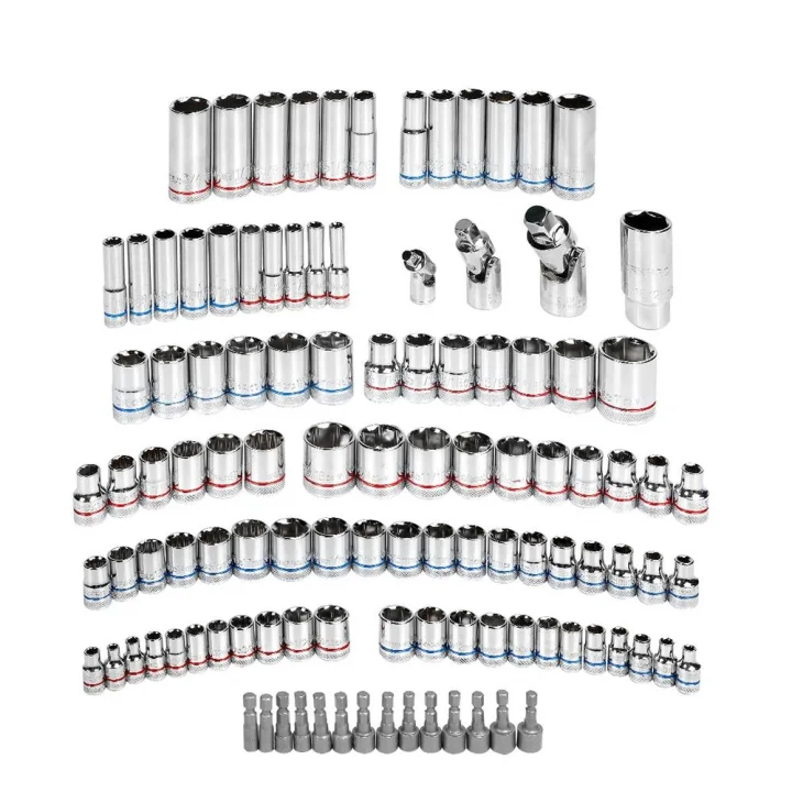 WORKPRO WP202530 1/4’ 3/8’’ 1/2’ Metrik/İnç 164 Parça Cr-V Ağır Hizmet Lokma ve Kombine Anahtar Takımı