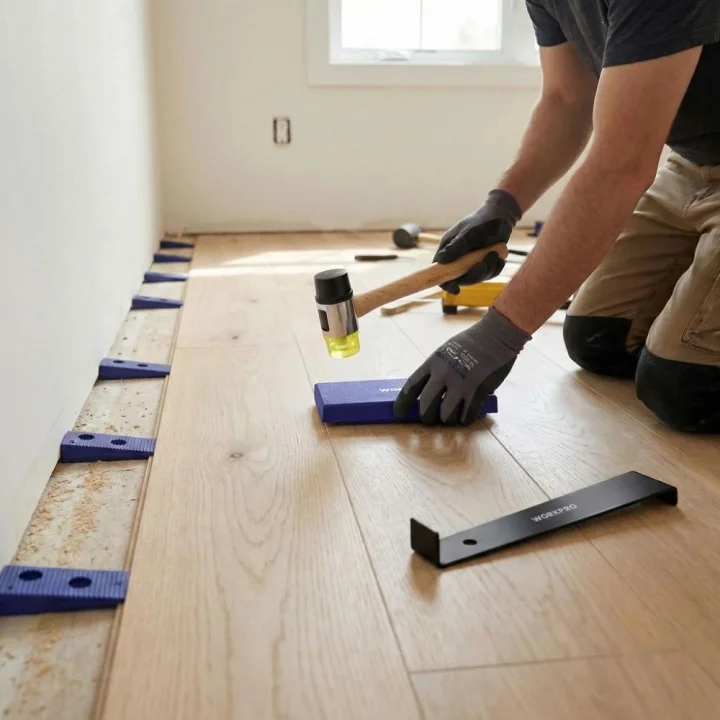 WORKPRO WP204302 33 Parça Laminant/Parke Ahşap Zemin Döşeme Montaj Seti