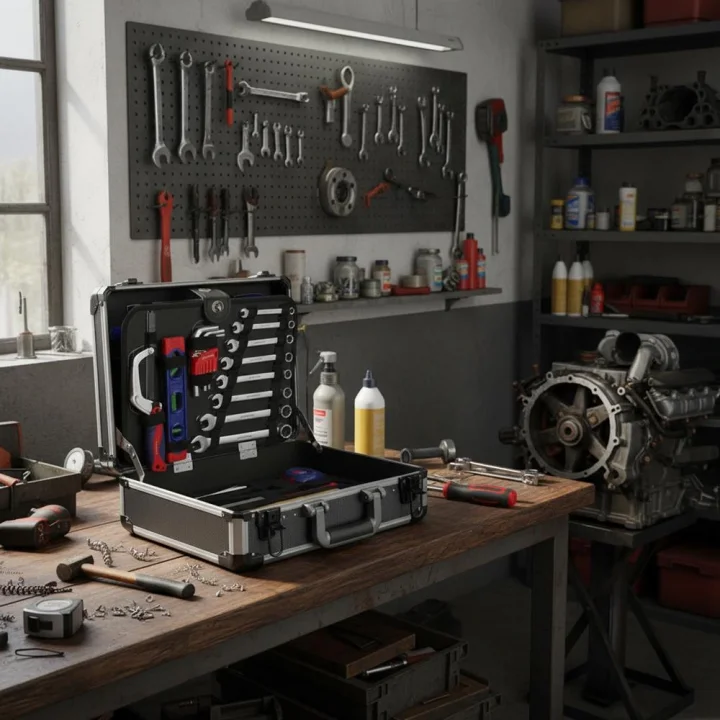 WORKPRO WP209100 297 Parça CR-V Profesyonel El Aleti Tamir Seti Tamir Bakım Çantası