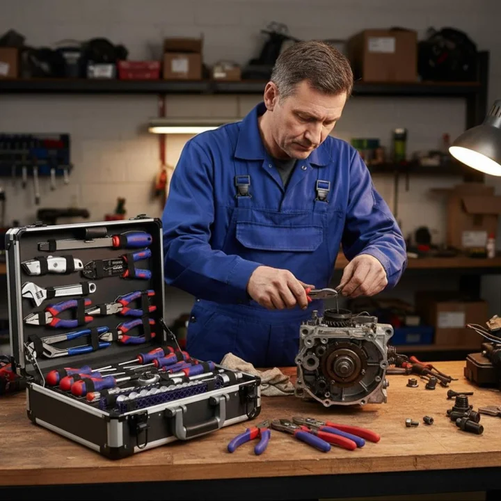 WORKPRO WP209100 297 Parça CR-V Profesyonel El Aleti Tamir Seti Tamir Bakım Çantası