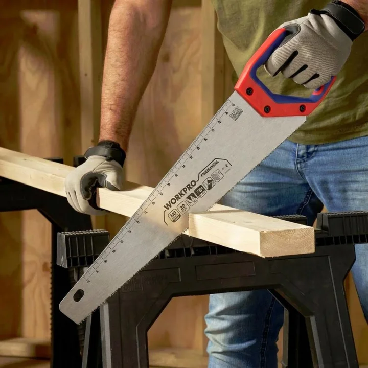 WORKPRO WP215007 500mm SK5 7 TPI Ağır Hizmet Tipi El Testeresi