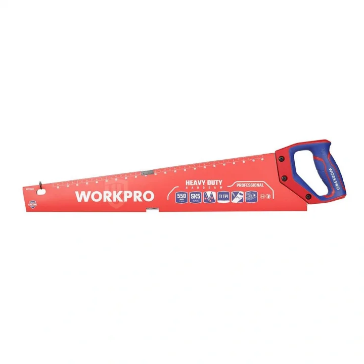 WORKPRO WP215012 550mm SK5 11 TPI Ağır Hizmet Tipi El Testeresi