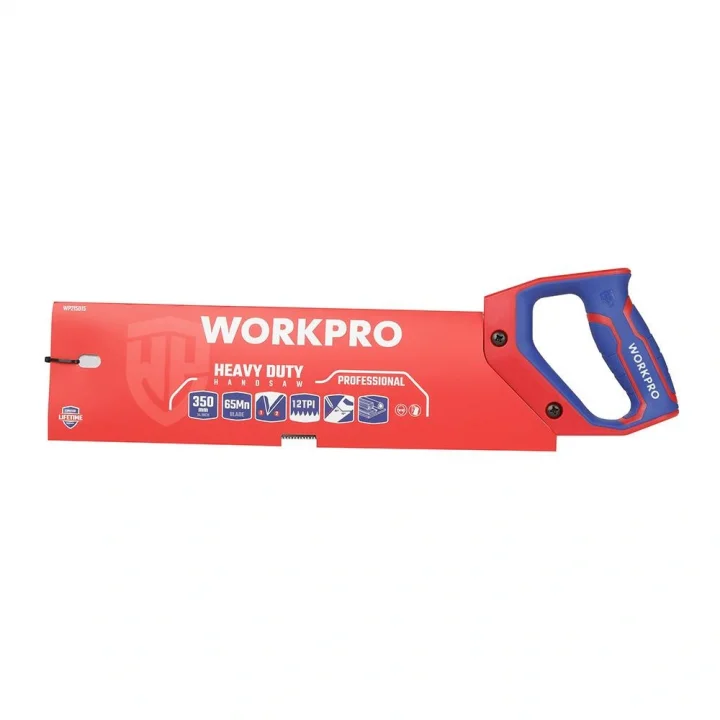 WORKPRO WP215015 350mm 65Mn 12 TPI Ağır Hizmet Şevli El Testeresi