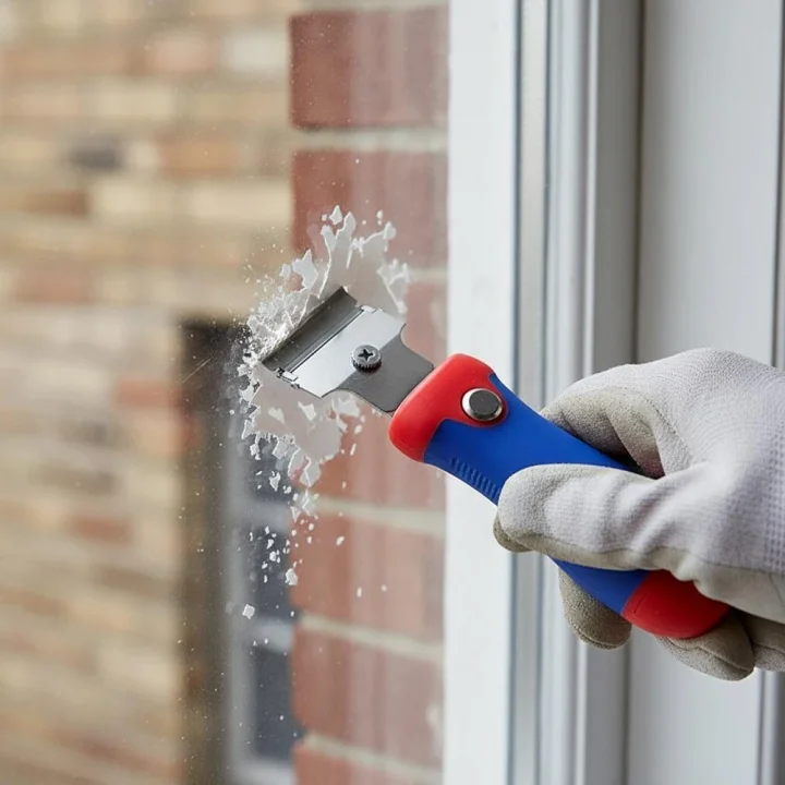 WORKPRO WP219004 40mm Geri Çekilebilir Profesyonel Kazıyıcı + 4 Parça Kazıma Bıçak Seti