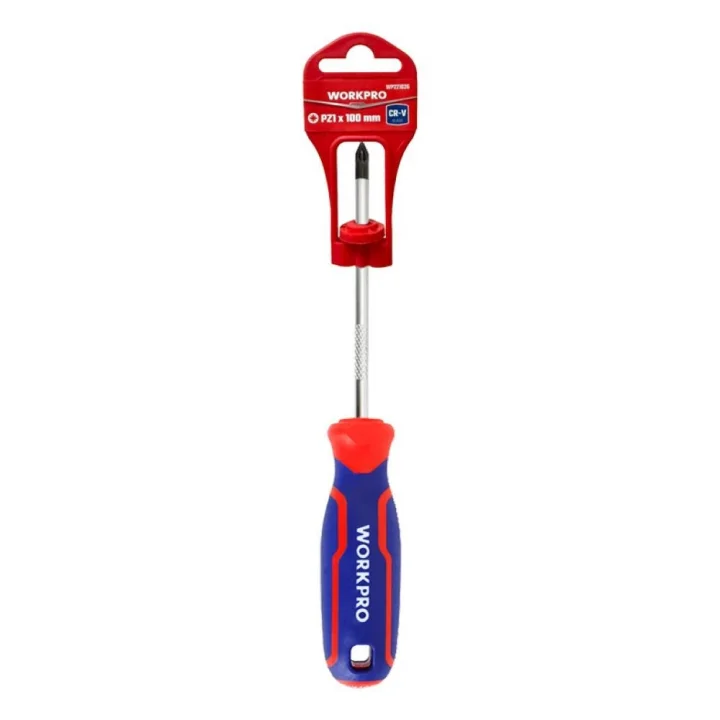 WORKPRO WP221036 PZ1x100mm CR-V Manyetik Profesyonel Yıldız Tornavida