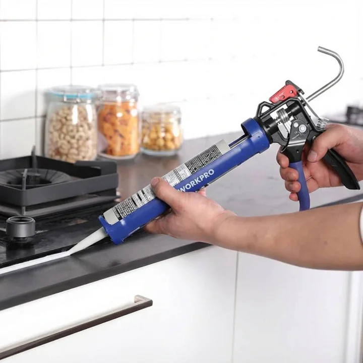 WORKPRO WP224001 230mm Ağır Hizmet Tipi Metal Silikon/Mastik Tabancası