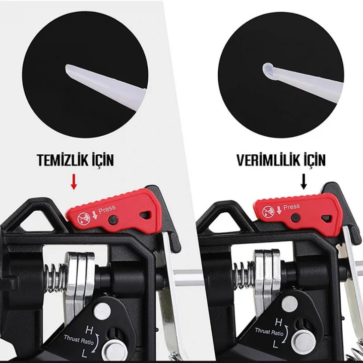 WORKPRO WP224001 230mm Ağır Hizmet Tipi Metal Silikon/Mastik Tabancası