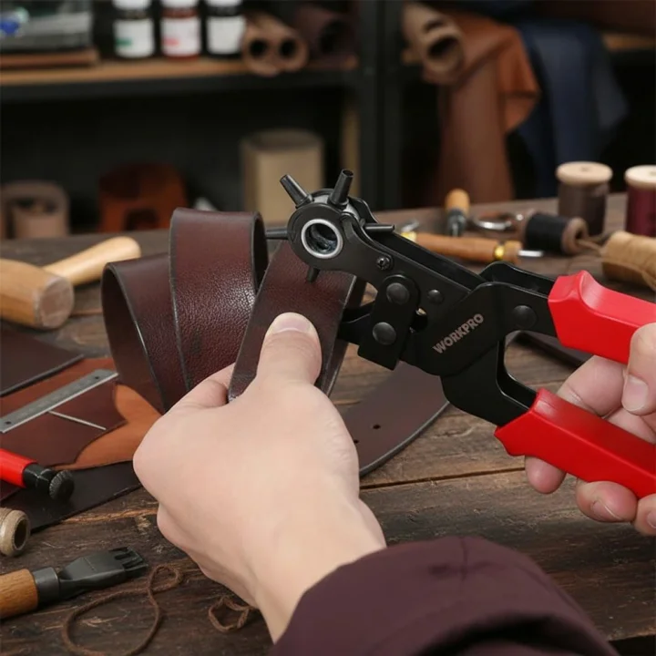 WORKPRO WP231077 6 Uçlu Profesyonel Kemer Delme Pensesi