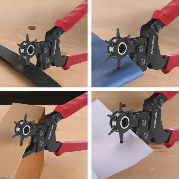 WORKPRO WP231077 6 Uçlu Profesyonel Kemer Delme Pensesi