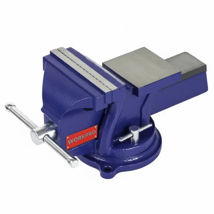 WORKPRO WP233006 125mm 360° Döner Tabanlı Örslü Profesyonel Tezgâh Mengene