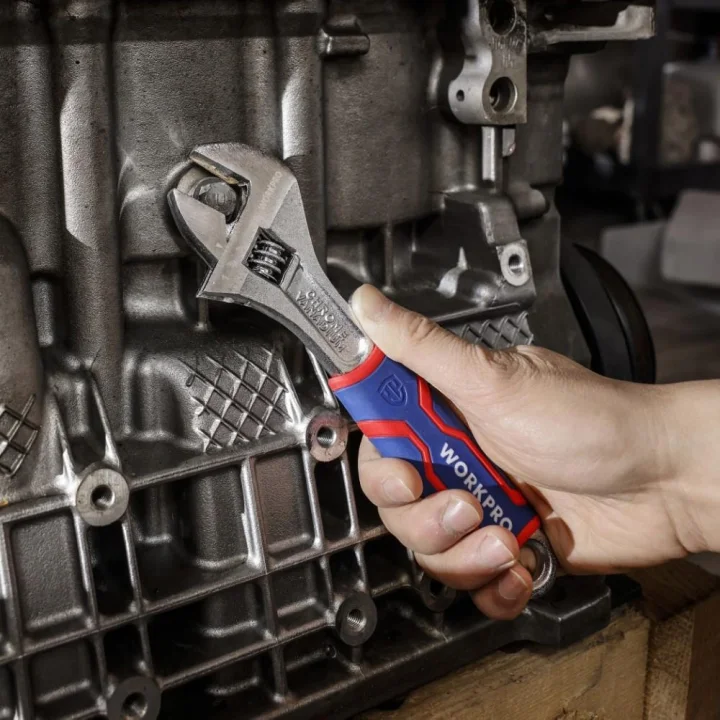 WORKPRO WP272010 150mm Cr-V Profesyonel Kurbağacık Anahtar