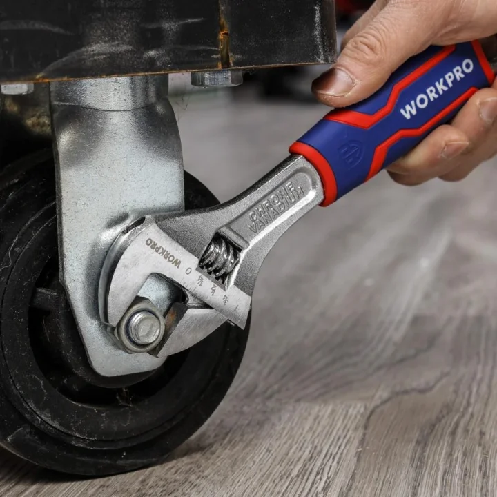 WORKPRO WP272012 250mm Cr-V Profesyonel Kurbağacık Anahtar