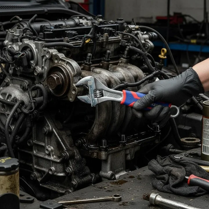 WORKPRO WP272012 250mm Cr-V Profesyonel Kurbağacık Anahtar