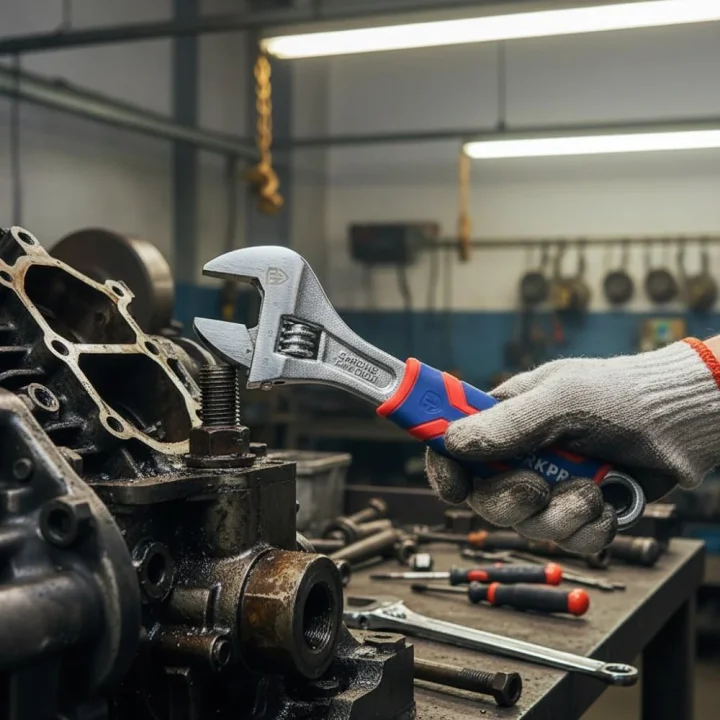 WORKPRO WP272012 250mm Cr-V Profesyonel Kurbağacık Anahtar