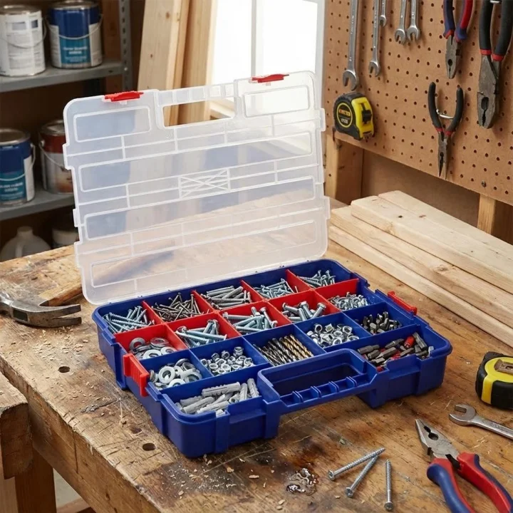 WORKPRO WP283007 38x30x6,8mm Profesyonel İstiflenebilir Organizer