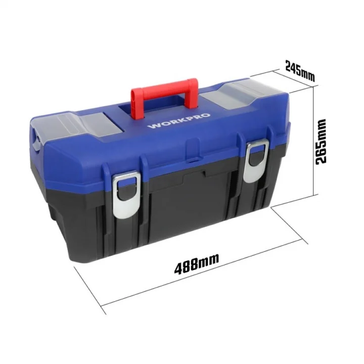 WORKPRO WP283017 19’’ Metal Kilitli Plastik Takım Çantası
