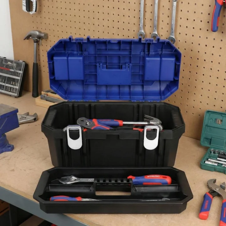 WORKPRO WP283018 22’’ Metal Kilitli Plastik Takım Çantası