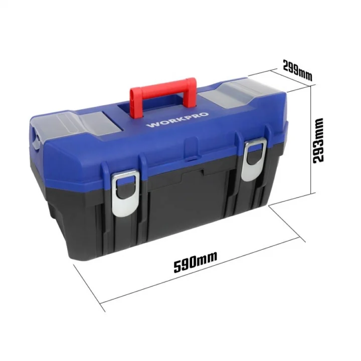 WORKPRO WP283018 22’’ Metal Kilitli Plastik Takım Çantası