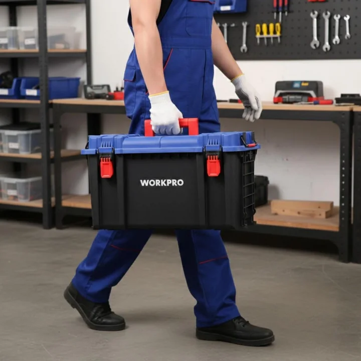 WORKPRO WP283031 38Lt 56x34x33cm Kilitli Profesyonel Takım Çantası