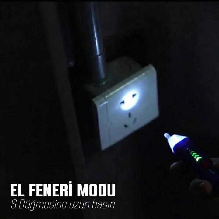 WORKPRO WP295004 12-1000 Volt AC Yüksek Hassasiyetli Profesyonel Voltaj Dedektörü