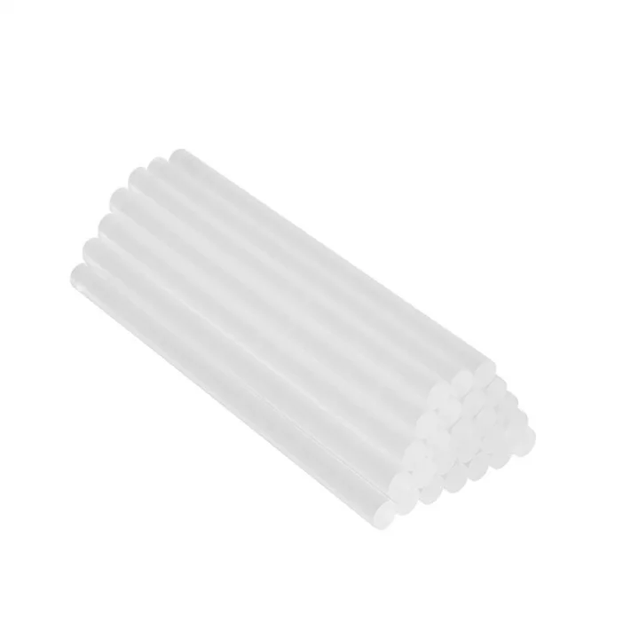 WORKPRO WP432002 11x200mm Sıcak Silikon Tabancası İçin 50 Adet Şeffaf Yedek Silikon/Mum